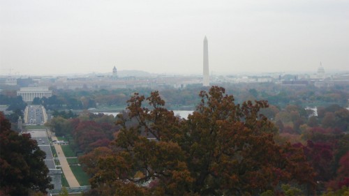 Washington DC as seen from Arlington House across the Potomac