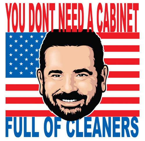 Cabinet Full of Cleaners